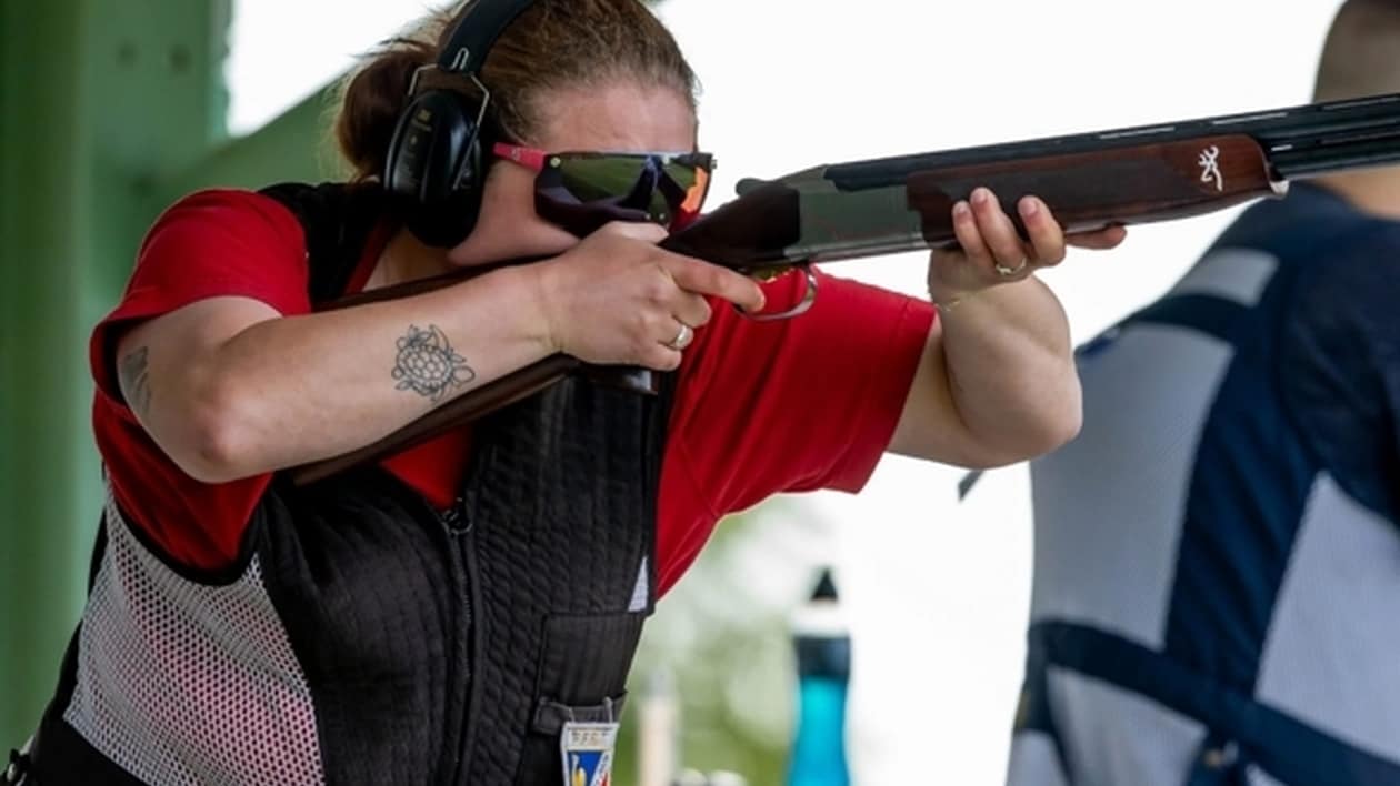 PORTRAIT. Vice-championne d’Europe de ball-trap, cette Saumuroise de 22 ans raconte son parcours dans ce sport de tir