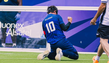 Frédéric Villeroux porte les Bleus vers la finale des Championnats d'Europe de Cécifoot