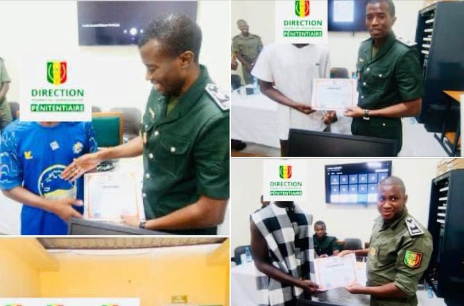 Rebeuss : 14 détenus reçoivent leur attestation de fin de formation
