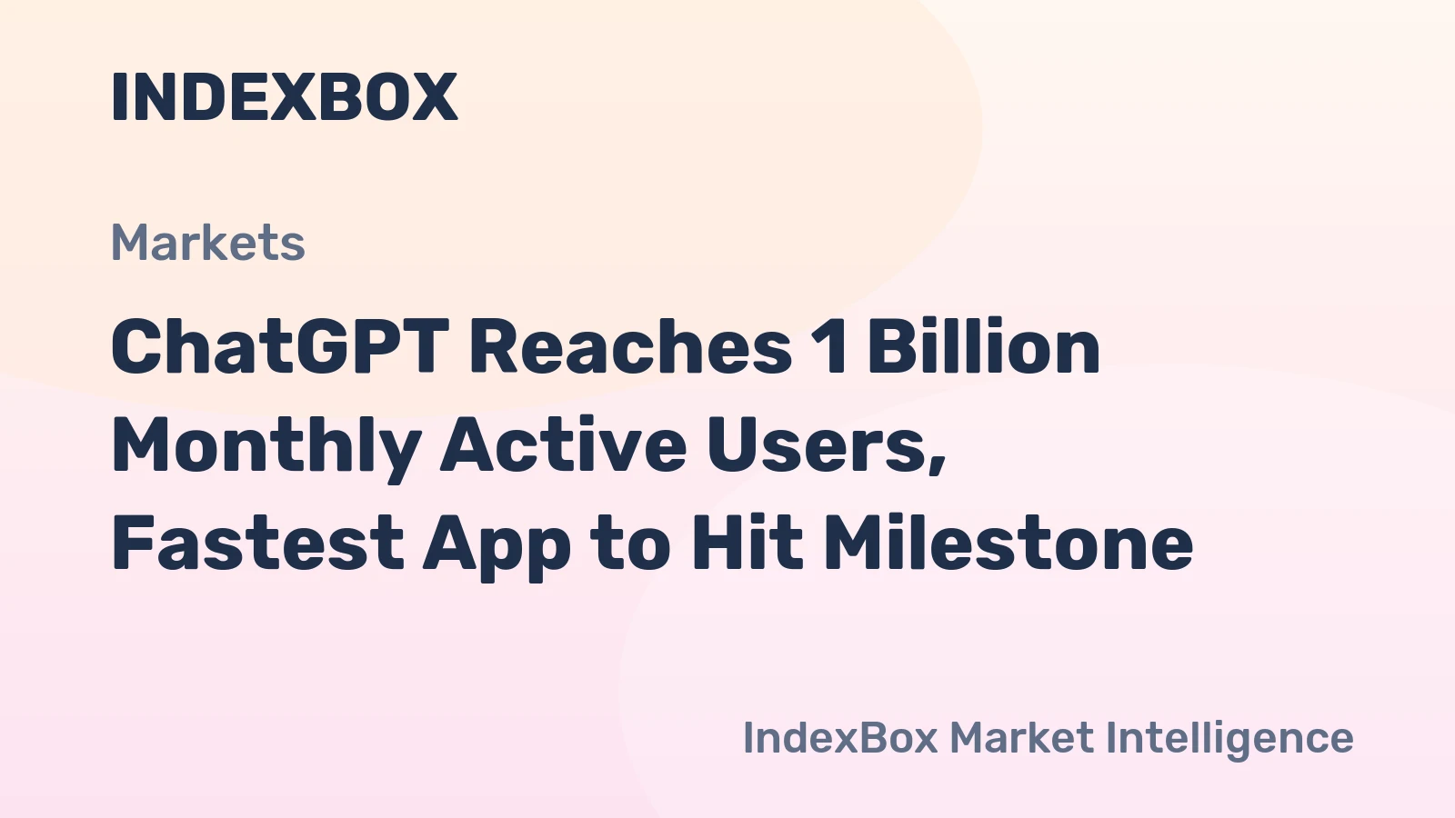ChatGPT Hits 1 Billion Users in Under 3.5 Years; Competitors Surge Amid Public Unease - News and Statistics