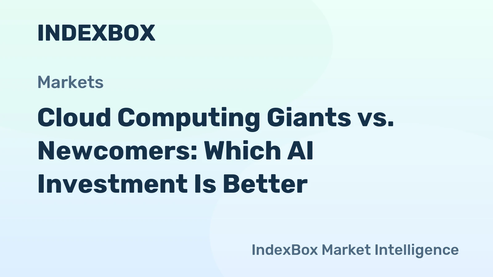 CoreWeave, Nebius vs. AWS, Azure, Google Cloud: AI Cloud Investment Analysis - News and Statistics