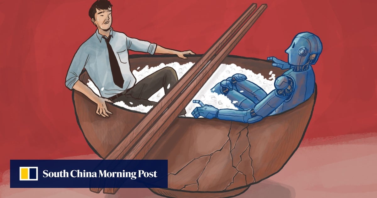 As China’s tech firms adapt to AI era, workers worry they’ll be ‘optimised’ out of a job