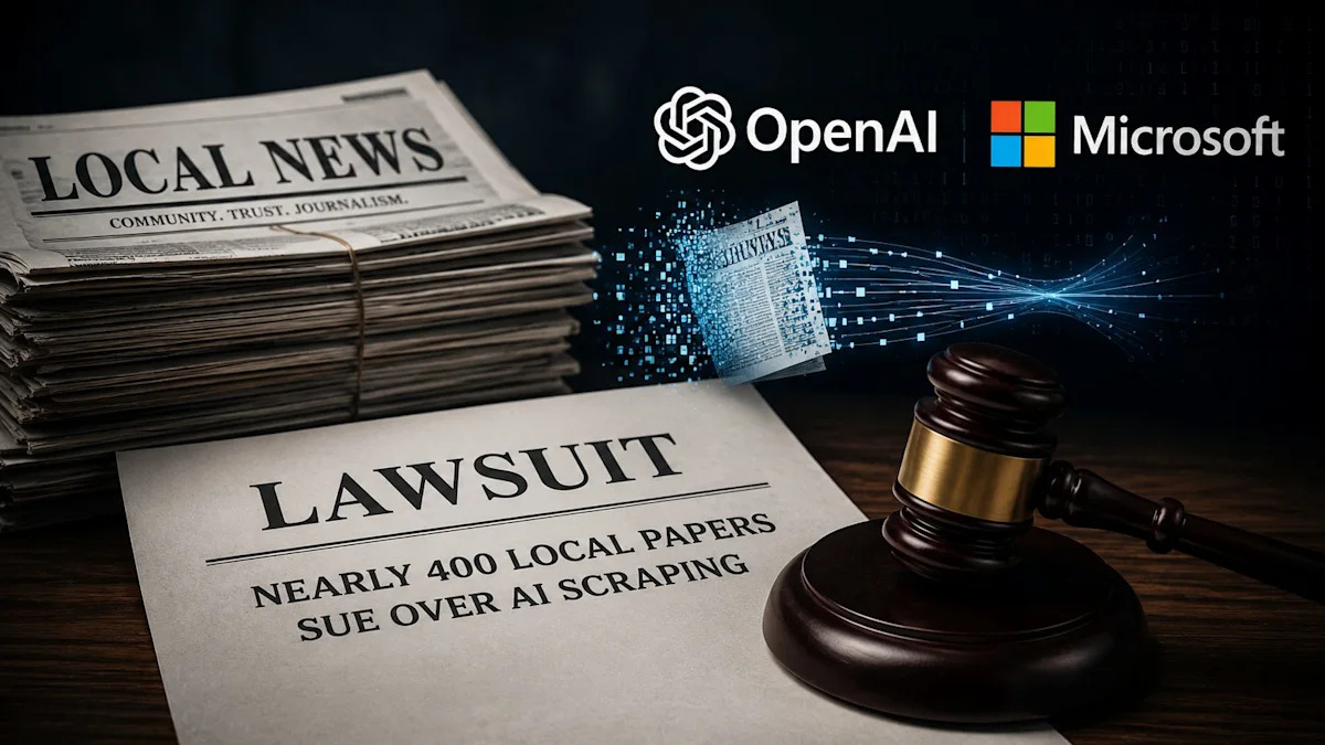 Nearly 400 Local Papers Sue OpenAI and Microsoft Over AI Scraping