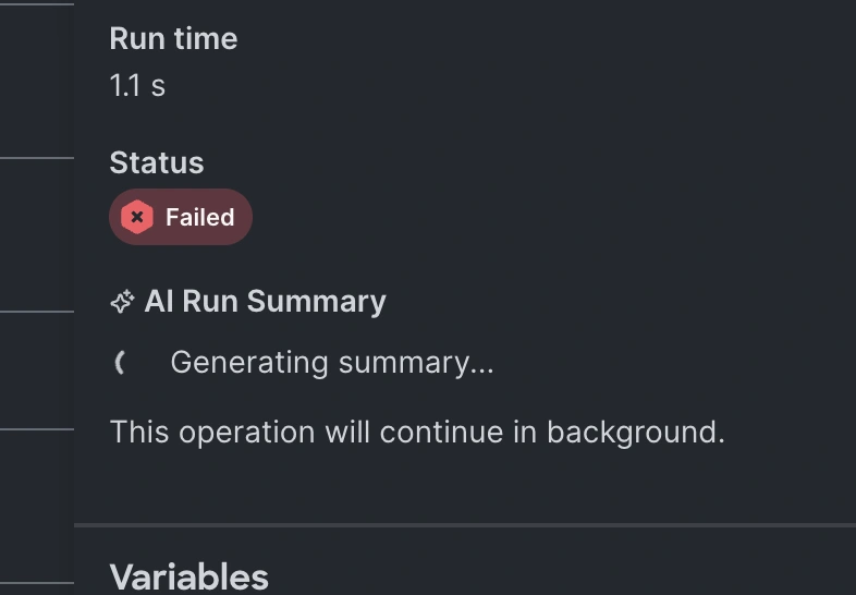 AI Run Summary