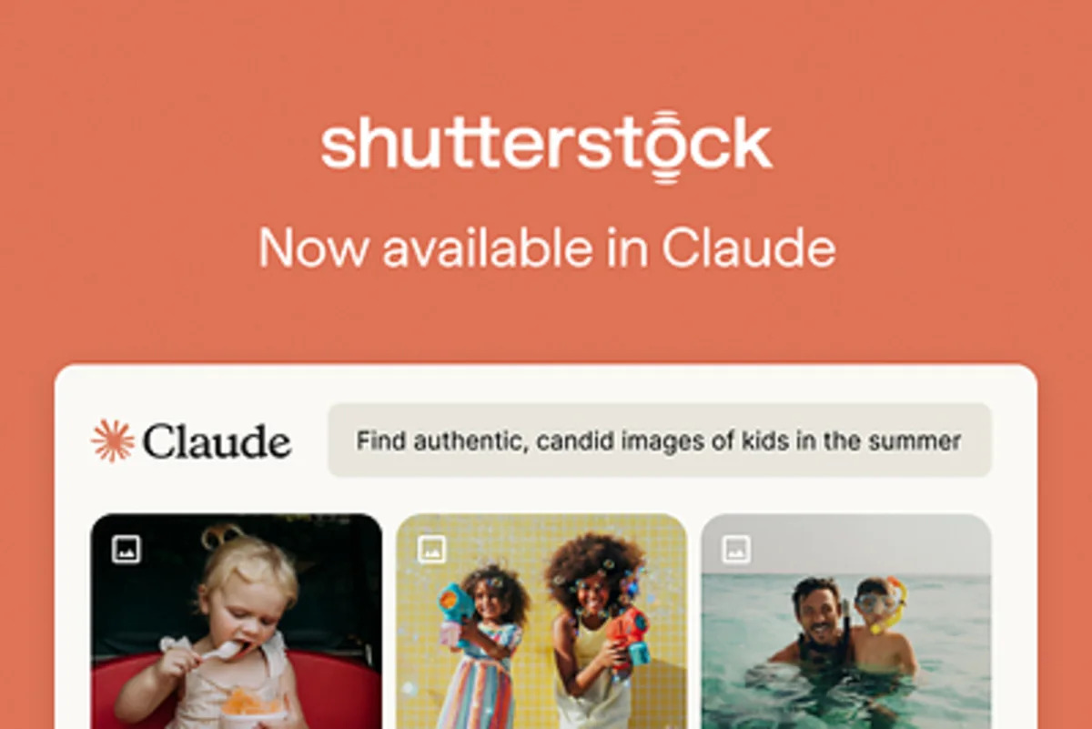 Shutterstock Brings High-Quality Images, Videos, Music, and Sound Effects to Anthropic's Claude