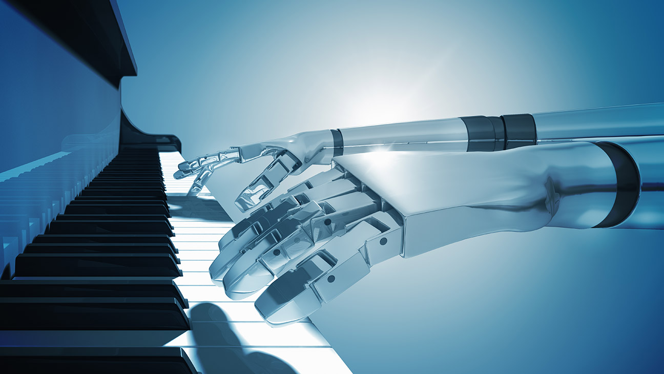 A.I. which is playing piano