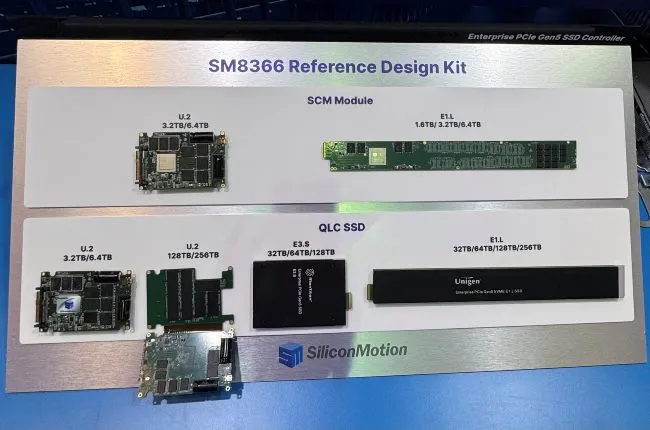 Silicon Motion SSD Reference Design Kit Targeted at AI Infra