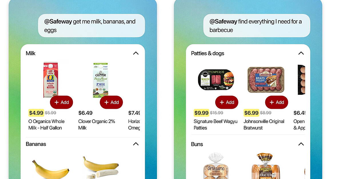 Albertsons Integrates Safeway Shopping Into ChatGPT