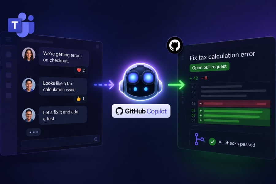 GitHub Copilot Coding Agent Can Now Use Microsoft Teams Conversations