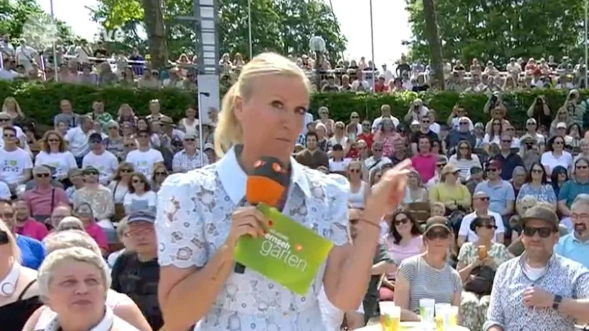Schlafzimmer-Talk im „Fernsehgarten“ - Andrea Kiewel zügellos: Nach drei Minuten wird's schlüpfrig