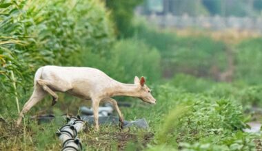 Tierisches Wunder in Wien – Weiße Hirschkuh sorgt in der Donaustadt für Staunen