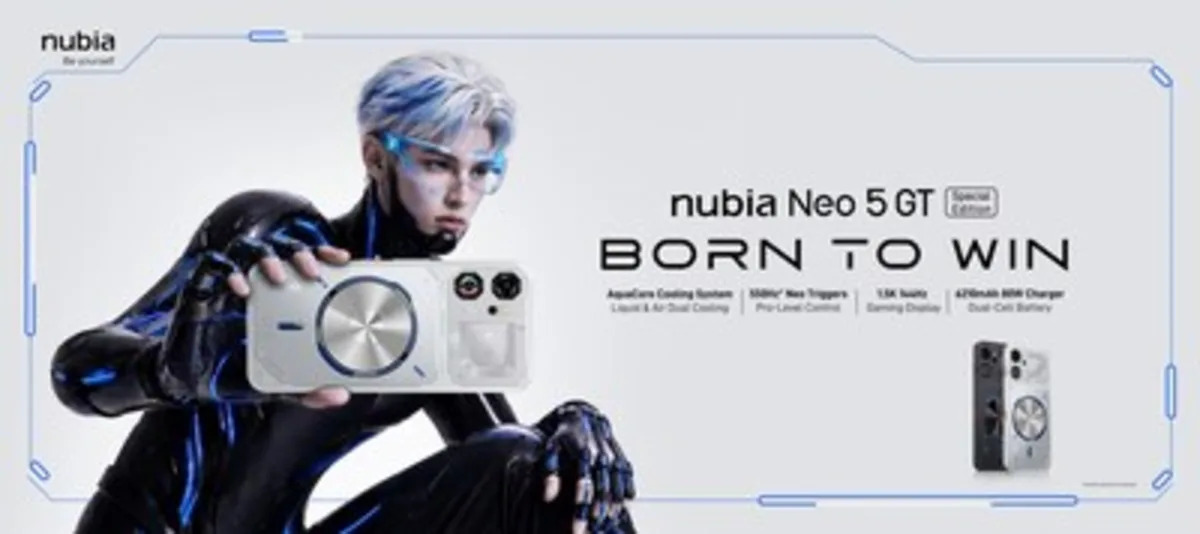nubia Neo 5 GT Special Edition debütiert mit erstem und einzigem aktivem Dual-Kühlsystem mit Flüssigkeits- und Luftkühlung seiner Klasse
