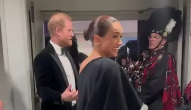 Herzogin Meghan scheint den Gala-Abend mit ihrem Harry zu genießen.