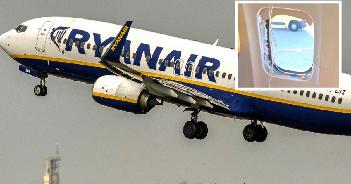 Mann hing aus Fenster - Millionen-Klage nach Horrorflug mit Ryanair