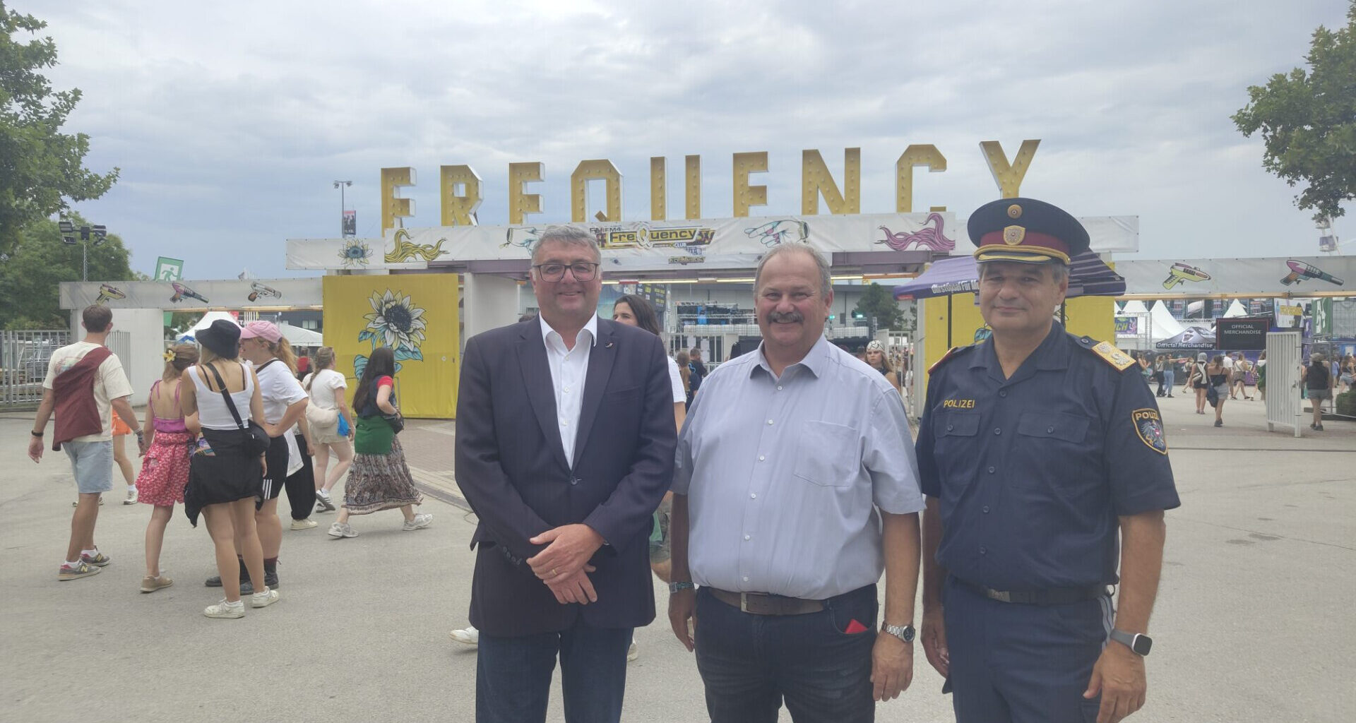 Hohe Besuche - Auch die Politik nützt das Frequency Festival als Bühne