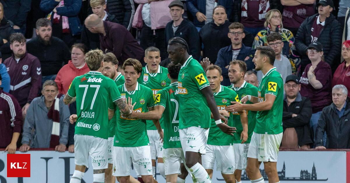 Conference League: Der SK Rapid holt bei Heart of Midlothian ein Remis