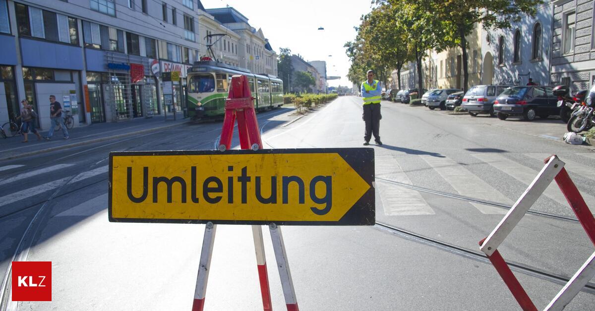 Umleitungen: Ab heute sind zwei neuralgische Straßen in Graz gesperrt