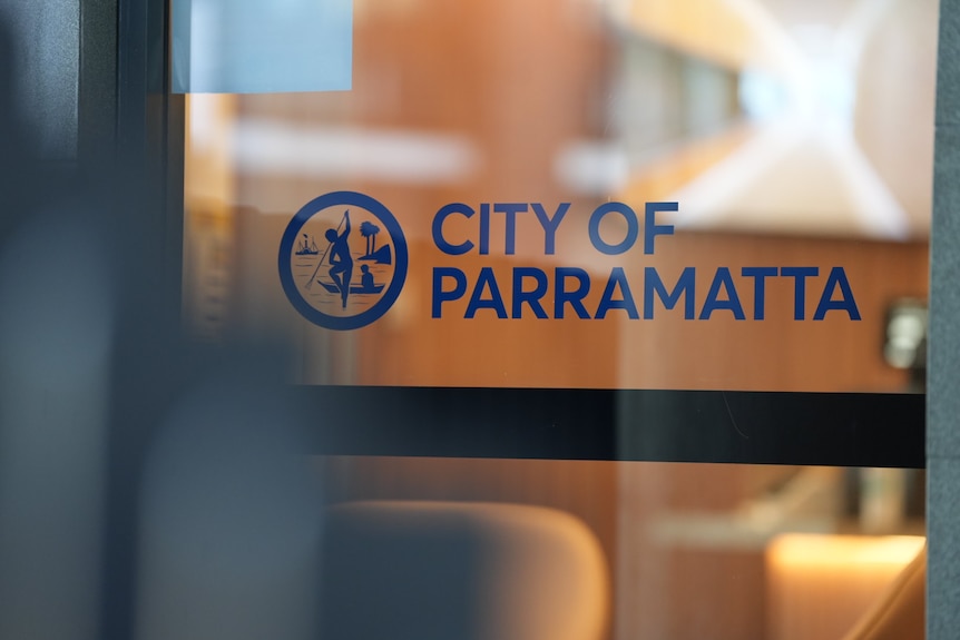 Building exterior with logo City of Parramatta