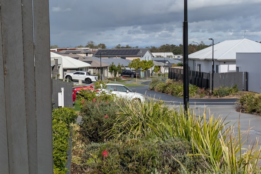 a suburban housing estate