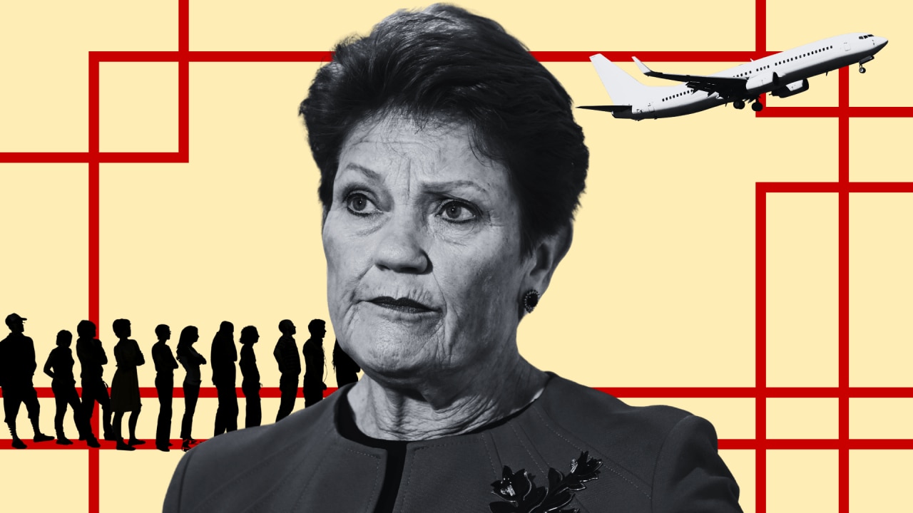 'Never get back in': One Nation leader Pauline Hanson supports Trump-style deportation plan, offering one-way tickets for visa overstayers