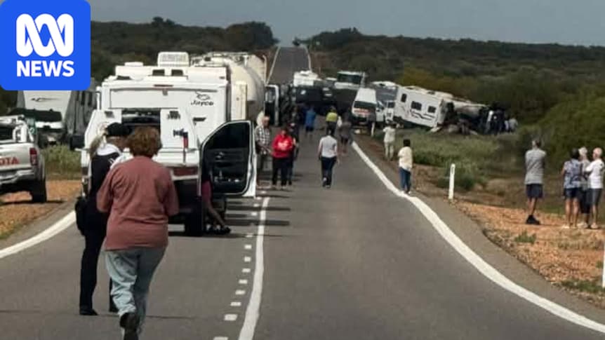 Two people killed, child critically injured after car hits caravan near Shark Bay in WA