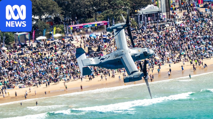 Australia's biggest spectator air show returns to Gold Coast after $37m beach recovery