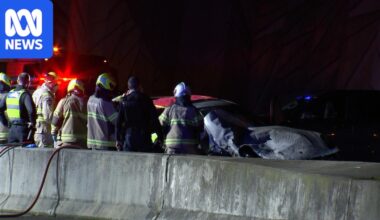 Driver hospitalised after crashing allegedly stolen car in Melbourne's east