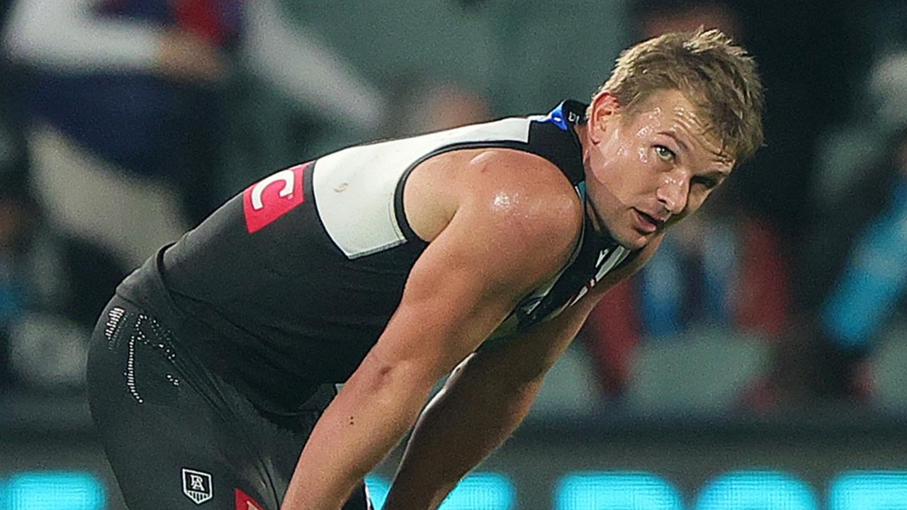 Port Adelaide’s six-game losing streak continues in Melbourne loss