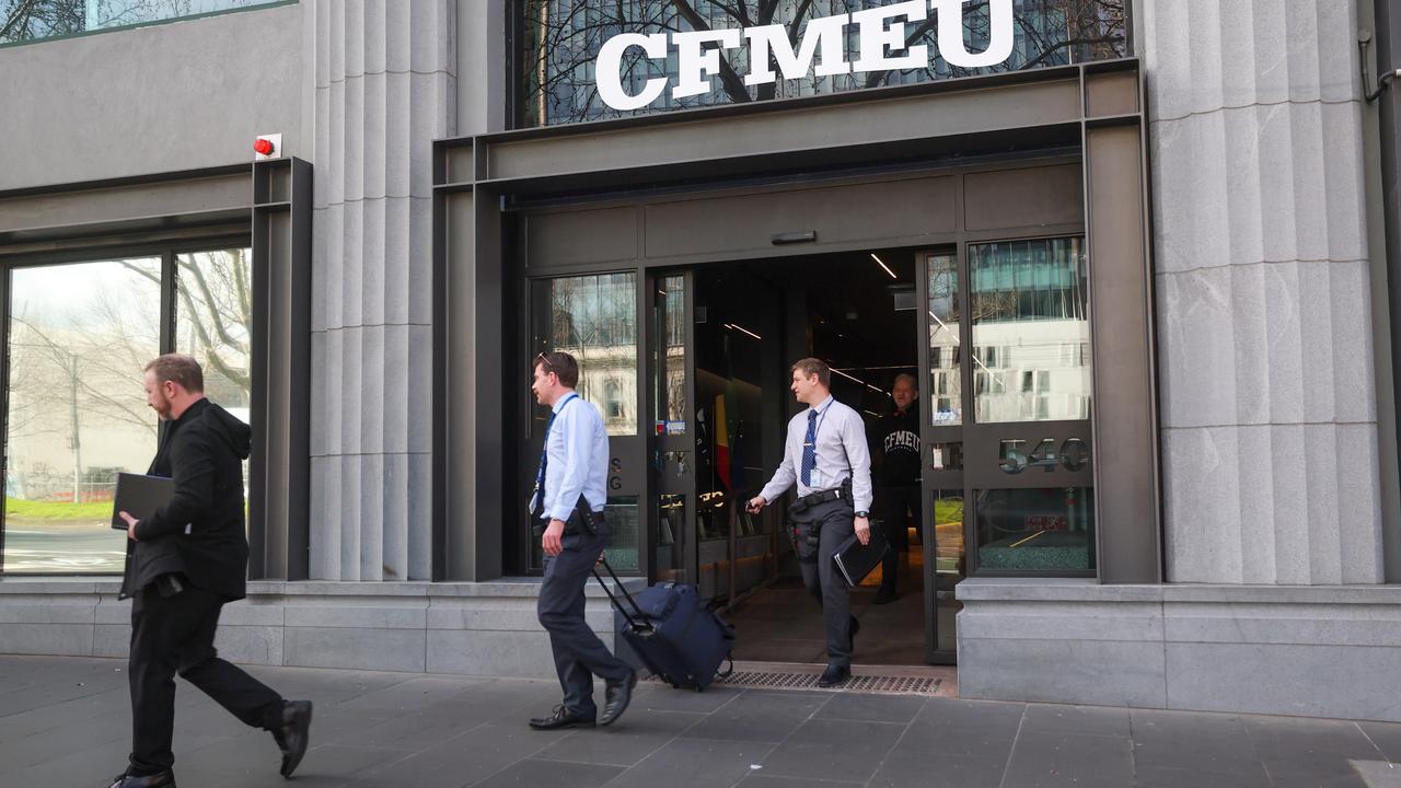 CFMEU Melbourne headquarters raided by police