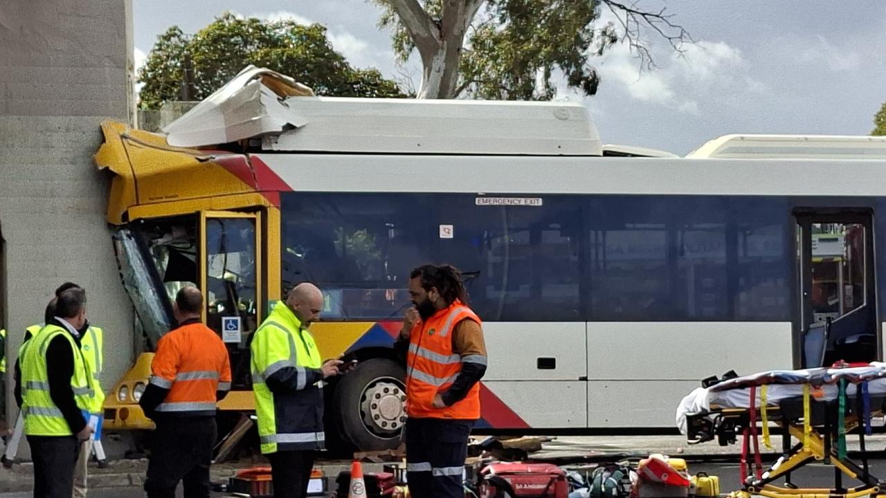 Major Port Adelaide road closed after bus crash