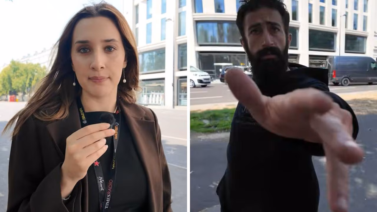 Aussie journo’s wild encounter as she reports on homeless encampments in London’s Hyde Park