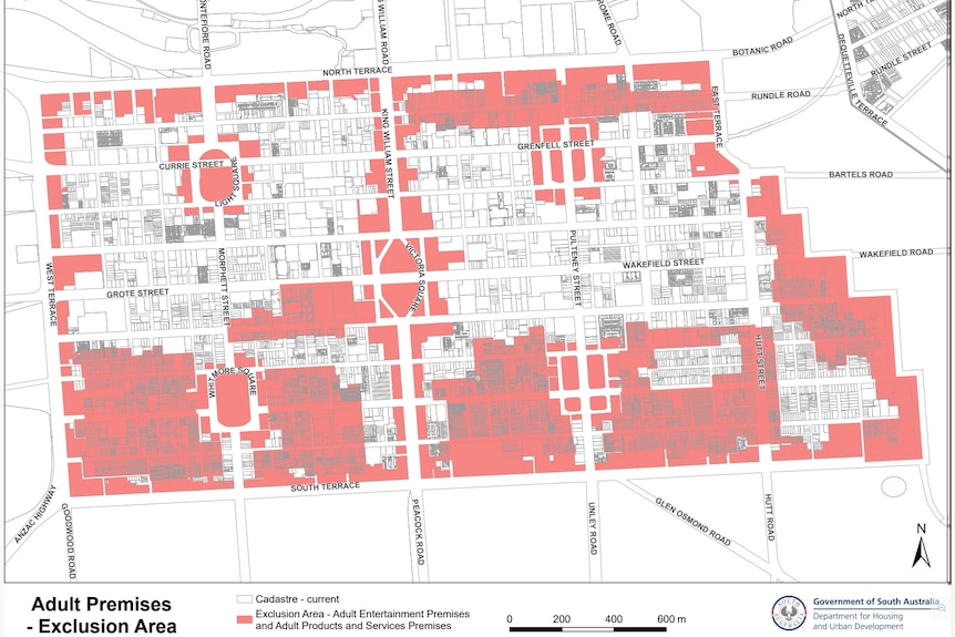 Map of the adult premises