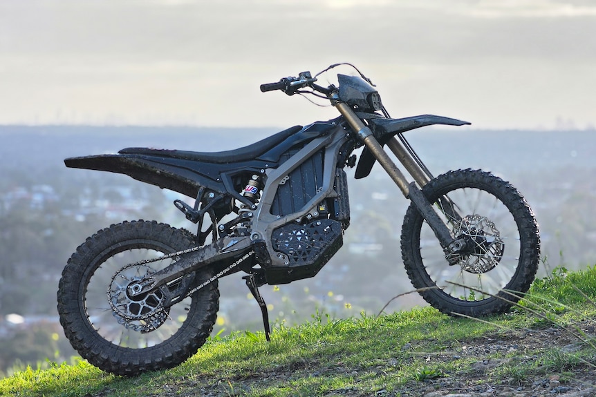 An e-bike.