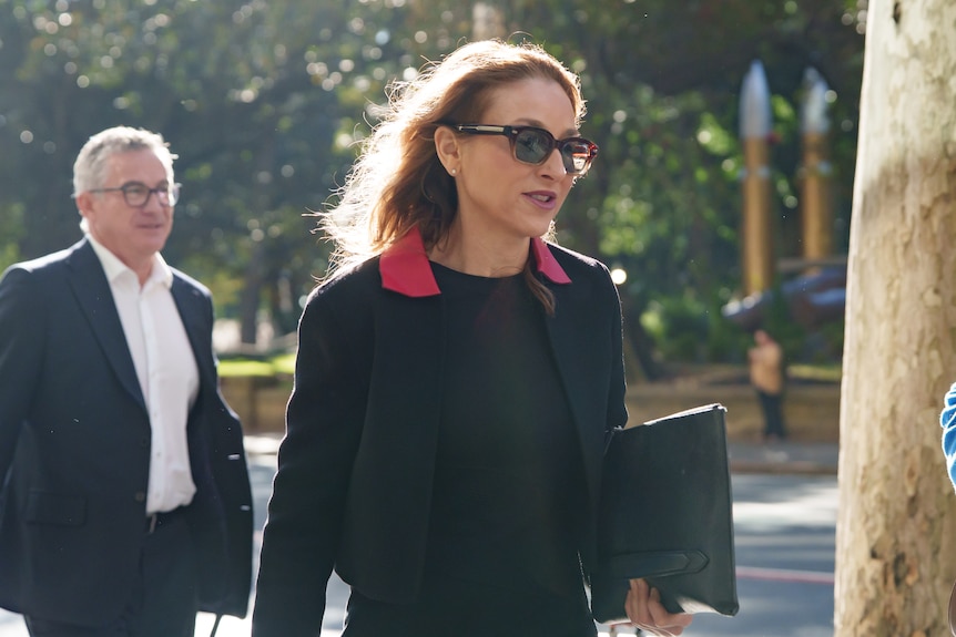 Counsel Assisting Peggy Dwyer arrives at ICAC.