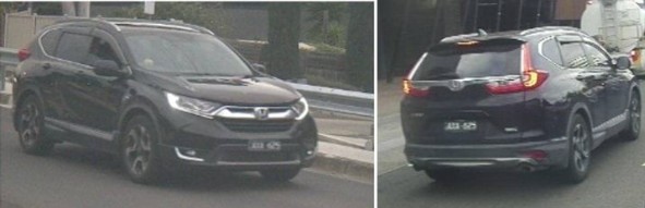 Screenshot of a Black Honda CRV