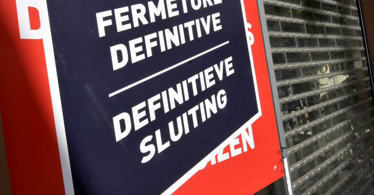 Voici les 19 faillites annoncées cette semaine en province de Namur et dans la Botte du Hainaut