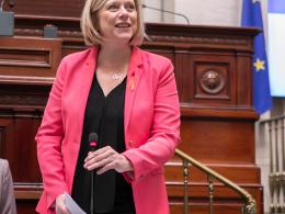 Eliane Tillieux a été la première présidente de la Chambre des représentants.