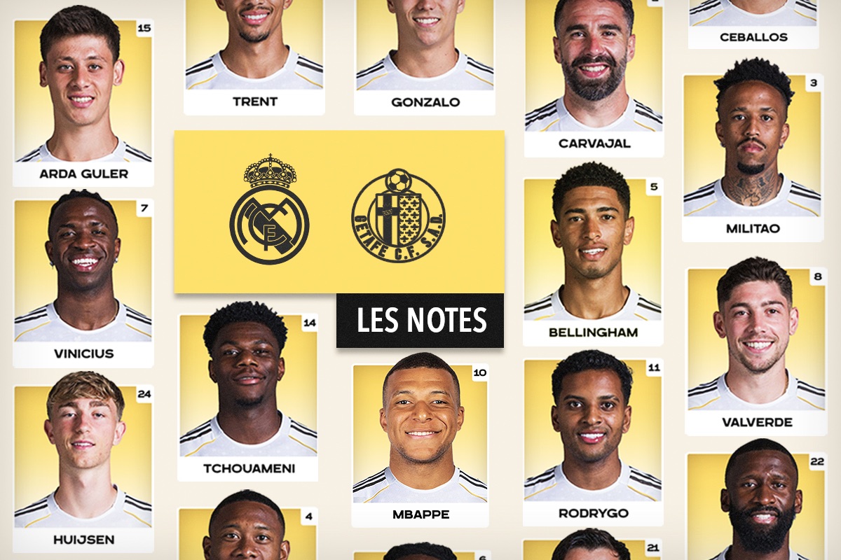 Notes : Real Madrid - Getafe