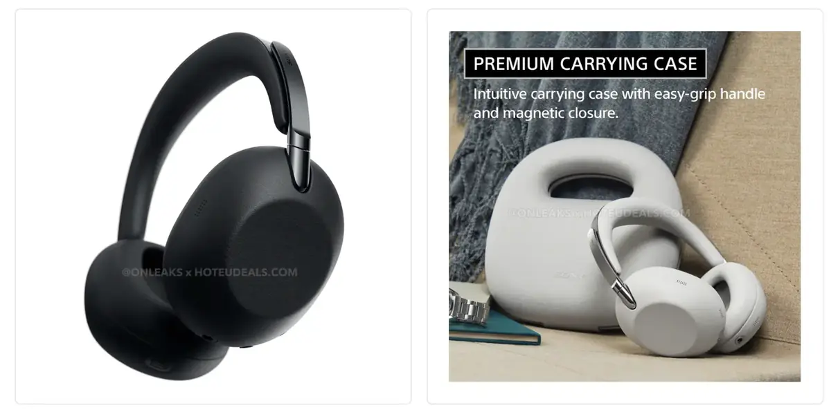 Le nouveau casque ultra premium de Sony 1000X "The ColleXion" fuite en images