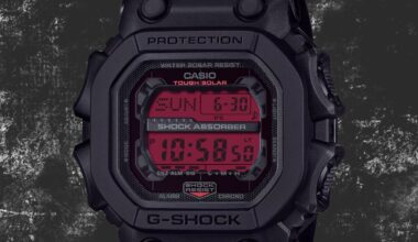 Deux nouvelles montres Casio G-Shock à bracelet en tissu en préparation