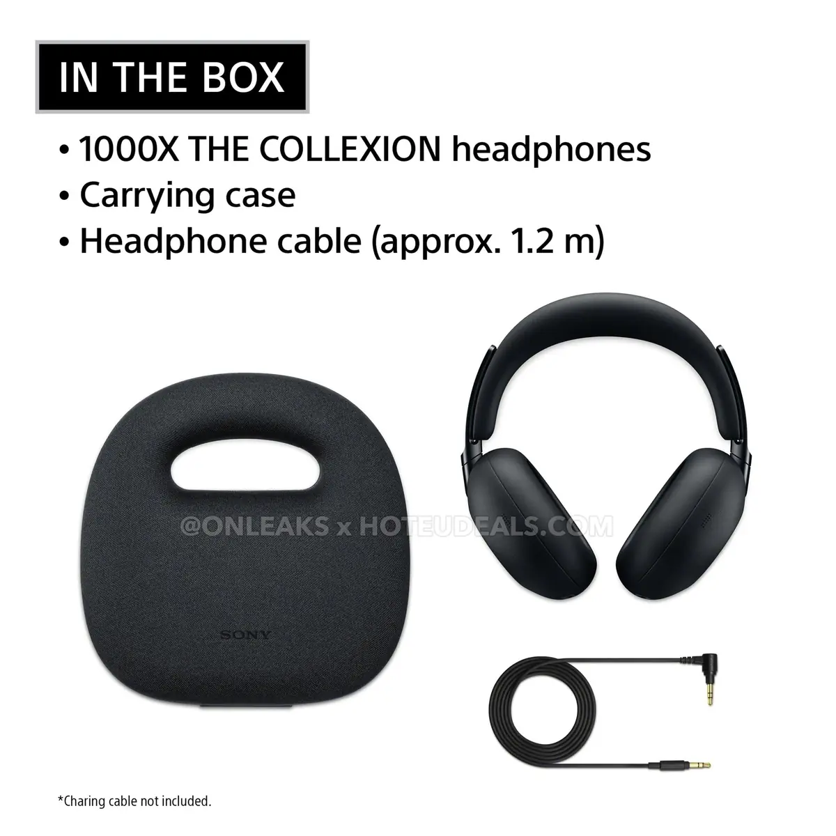 Le nouveau casque ultra premium de Sony 1000X "The ColleXion" fuite en images