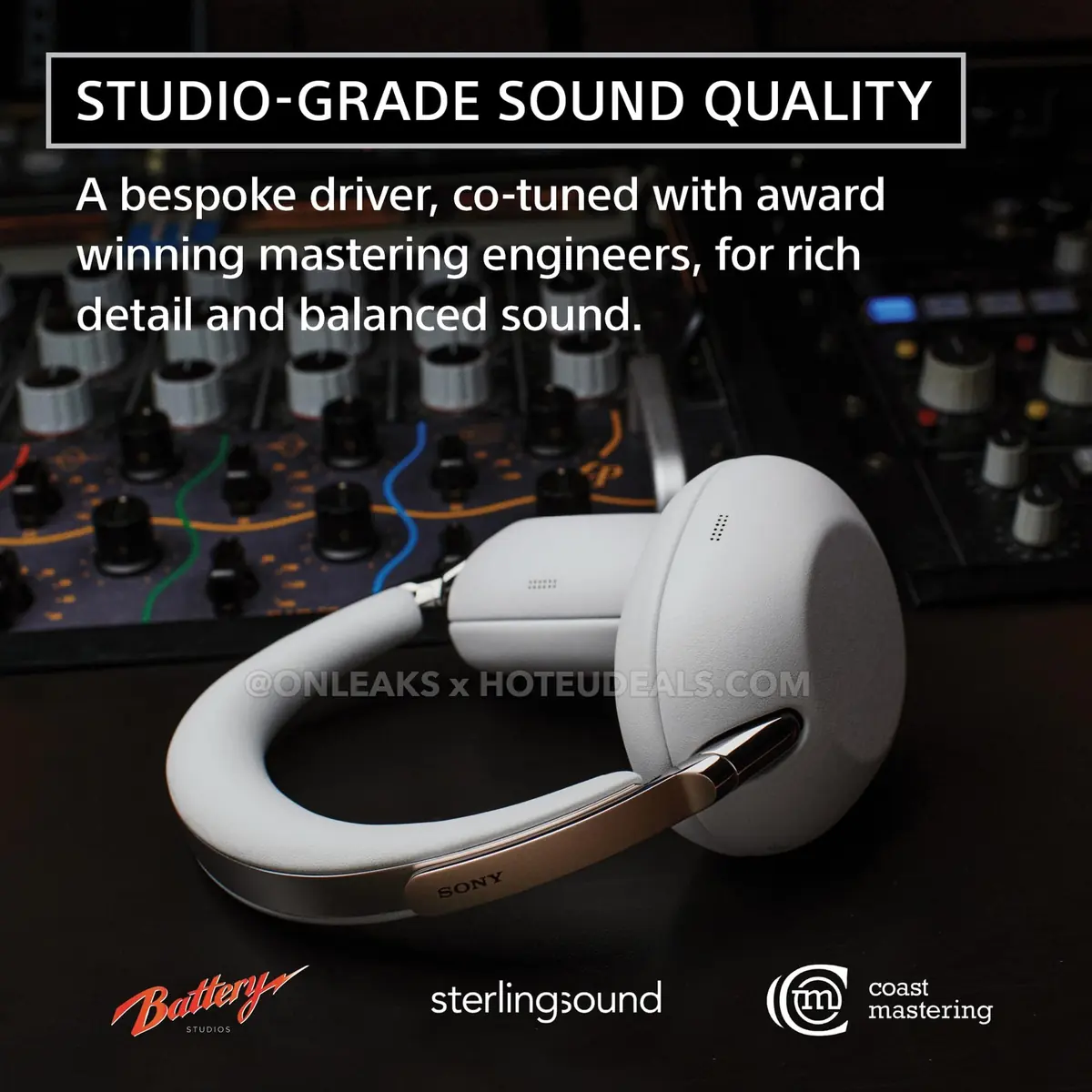 Le nouveau casque ultra premium de Sony 1000X "The ColleXion" fuite en images
