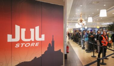 Un Jul Store ouvrira ce vendredi 29 mai à Marseille, au parc Chanot, avant ses deux concerts au Vélodrome