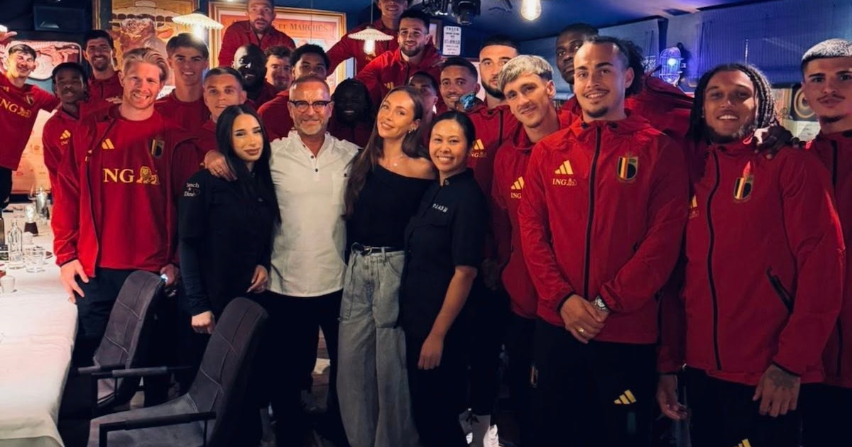 Photos osées, "coup de cœur" du Michelin : voici le restaurant où les Diables rouges ont dîné ce jeudi soir