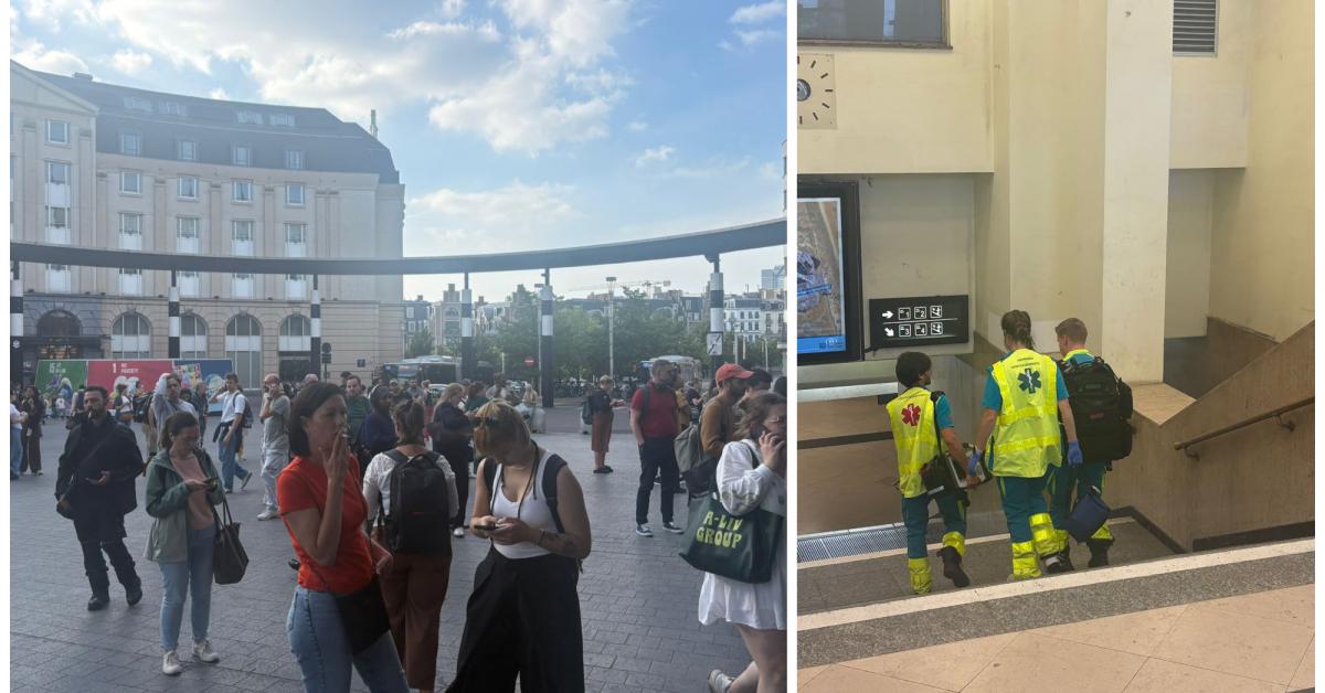 Évacuation en cours à la Gare Centrale de Bruxelles