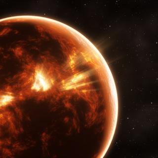 La Terre primitive de l'Hadéen et son océan de magma. © Magann, Adobe Stock