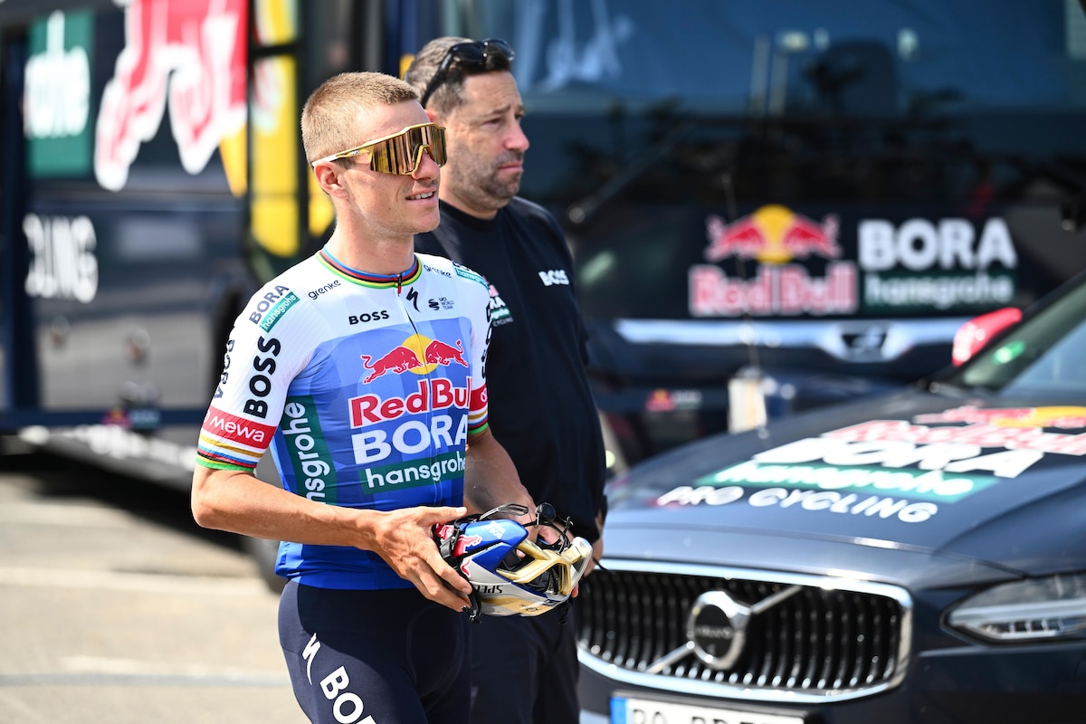 HAUTE-SAVOIE, FRANCE - JULY 20 :  Evenepoel Remco (BEL) of Red Bull - BORA - Hansgrohe during the second restday of the 113rd edition of Tour de France an UCI World Tour 2.UWT for Men Elite on July 20, 2026 in Haute-Savoie, France, 20/07/2026 ( Photo by Gregory Van Gansen / Photonews