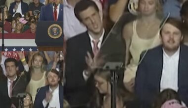 En Géorgie, un spectateur imite Donald Trump en plein discours et fait le buzz