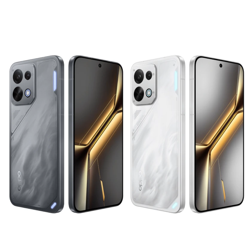 Color Options Gale Grey and Speed White of Oppo K15