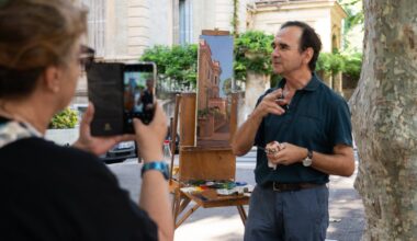 À Ajaccio, le dernier peintre de rue fait encore parler les passants